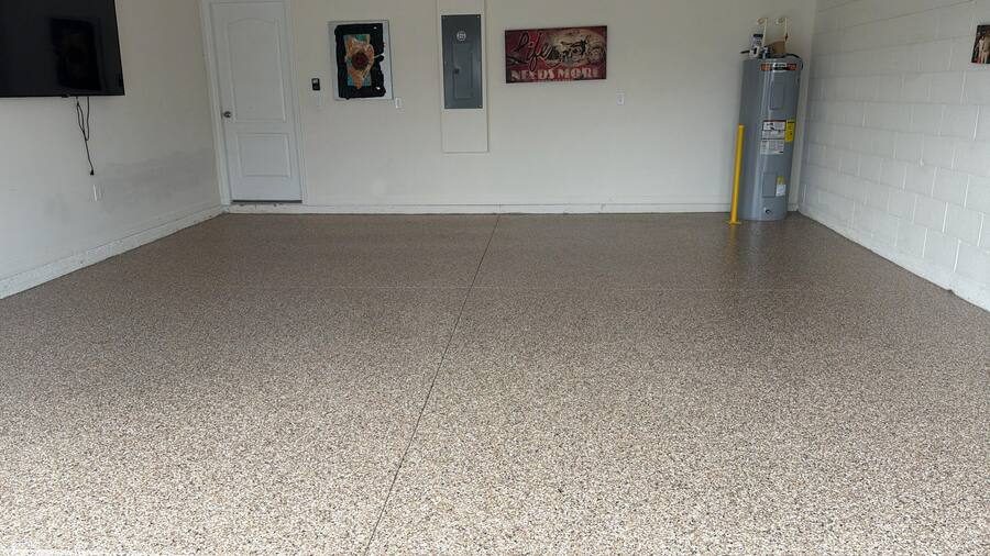 Epoxy garage floor Davenport FL