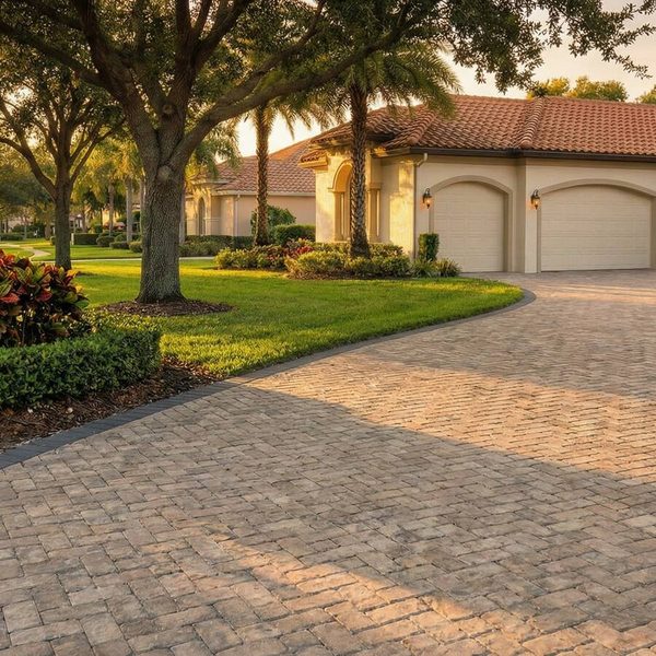 Paver driveway in Four Corners FL